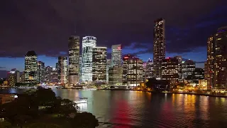 Brisbane City by Sunset and Night: A Spectacular Drone Journey | Australia Travel Guide