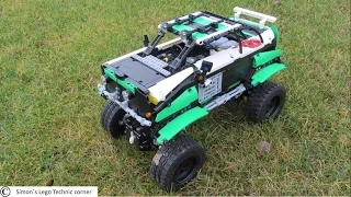 Lego Technic Rock Crawler w/ adjustable suspension [MOC] | OFFROAD TEST