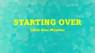 (歌詞付き）Little Glee Monster　STARTING OVER　[Lyrics]　ドラマ 女子高生の無駄遣い主題歌