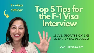 Top 5 tips for the F-1 visa interview from a former Visa Officer (2023)