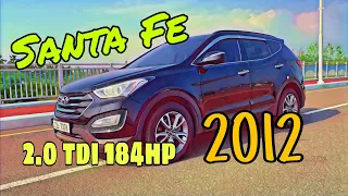 Hyundai Santa Fe 2012, 2.0 tdi. Обзорчик.