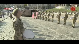 В центрі столиці провели репетицію Ходи Гідності до Дня Незалежності