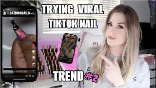 💅🏼 TRYING VIRAL TIKTOK NAIL TRENDS #2 👀