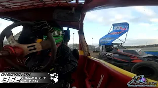 BriSCA F1 on board #352 Northampton 23/3/24