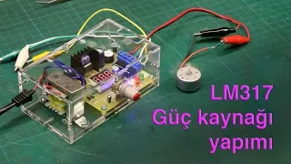 LM317 Güç kaynağı montajı ve incelemesi