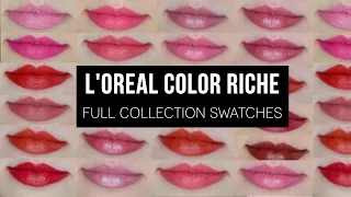 L'Oréal Color Riche | Full Collection Swatches!