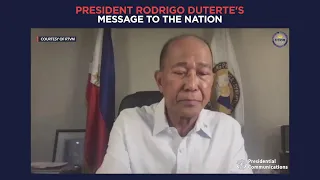 President Duterte's recorded message to the nation | Monday, November 15