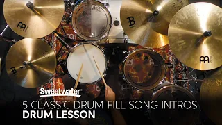 5 Classic Drum Fill Song Intros 🥁 | Drum Lesson