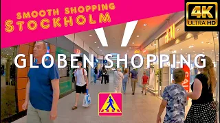 Stockholm shopping mall Globen Shopping [4K]