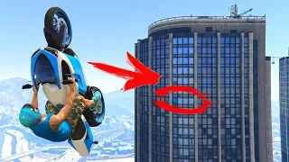 ВОЗМОЖНО ЛИ ПОПАСТЬ В ЗДАНИЕ ФБР ЧЕРЕЗ ОКНО НА МОТОЦИКЛЕ - GTA 5 ЭКСПЕРИМЕНТ