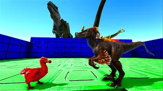 ALPHA DODO LEVEL 1.500.000 VS EVERY DINOSAUR IN ARK SURVIVAL EVOLVED