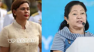 "BAD SHOT " SI VP SARAH DUTERTE KAY FIRST LADY ARANETA