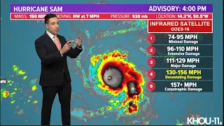 Tropical update: Keeping an eye on Major Hurricane Sam