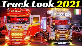 Truck Look 2021 - Custom Trucks Night Show (Camion Decorati) - Discoteca Mascara (Mantova), Italy