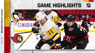 Penguins @ Senators 2/10/22 | NHL Highlights