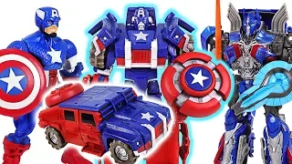 Marvel Captain America, Wolverine transformers appeared! Optimus Prime, Bumblebee - DuDuPopTOY