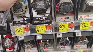 Casio Armitron watches in Walmart