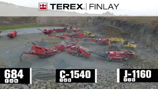 Terex Finlay J-1160, C-1540 and 684
