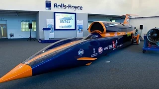 Bloodhound SSC fires up Rolls Royce jet engine for land speed record