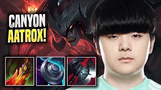 CANYON IS READY FOR AATROX! - DK Canyon Plays Aatrox TOP vs Jayce! | Season 2022