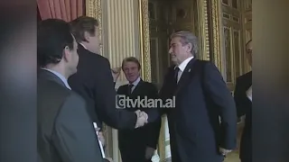 Ministri Basha takohet me homologun francez Kushner në Paris - (13 Korrik 2008)