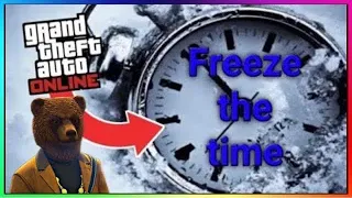 Easiest Glitch Method To Freeze Time In GTA5 2024 (GTA Online)