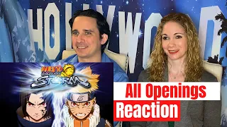 Naruto Ultimate Ninja Storm 1-4 All Intros Reaction