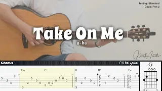 Take on Me (Acoustic Version) - a-ha | Fingerstyle Guitar | TAB + Chords + Lyrics