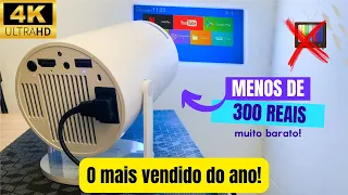 ADEUS TV! HY300 O MELHOR PROJETOR custo benefício! Unboxing + Configuração