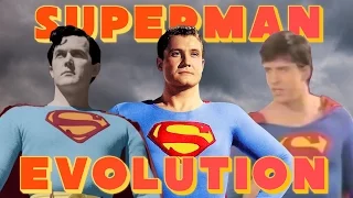 Superman Super Suit Evolution 1939 - 1975