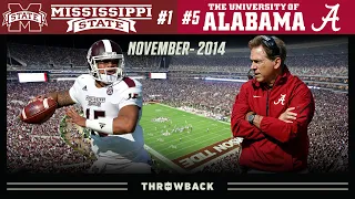 Dak Heisman Hype Collides With Saban! (#1 Mississippi State vs. #5 Alabama 2014, November 15)