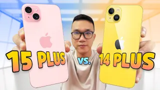 So kè iPhone 15 Plus và 14 Plus: Nâng cấp đáng giá, mới mua 14 Plus chắc khóc 😭