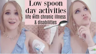 low spoon day activity ideas for ppl w chronic illness