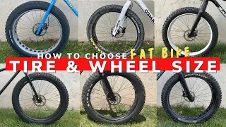 Comparing Fat Bike Tire & Wheel Sizes | Fat Bike 101