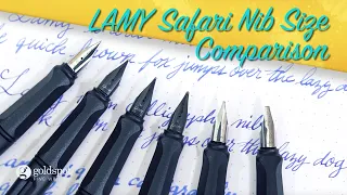 Lamy Safari Fountain Pen Nib Size Comparison