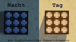 Wie funktioniert ein Tageslichtsensor | Minecraft 1.18.1 | Deutsch/German