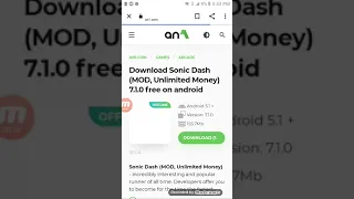 como descargar sonic dash mod apk