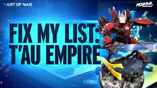 NEW T'au Empire Codex List Workshop - Competitive Warhammer 40k Ideas