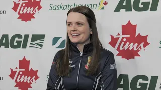 Media Scrum - Draw 15 - 2021 Tim Hortons Curling Trials