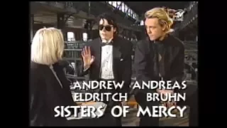 The Sisters Of Mercy - interview Andrew + Andreas, part 2 - MTV 1990