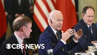 Biden meets with Polish president ahead of major speech on Ukraine