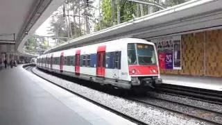 RER Trains in Paris, France