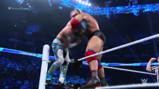 WWE SmackDown Ryback vs Kalisto highlights 4/21/2016