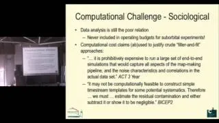 Time Domain Computing: Cosmic Microwave Background Data Analysis