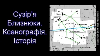 Сузір’я Близнюки. Ксенографія. Історія