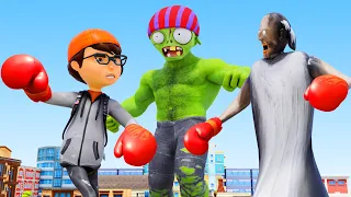 Scary Teacher TV - Nick vs Zombie and Granny Rescue Tani, Miss T - Nick Love Tani Scary Teacher 3D