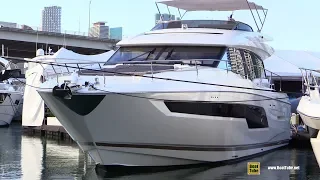 2019 Prestige 630S Luxury Yacht - Interior Deck Bridge Walkthrough - 2019 Miami Yacht Show