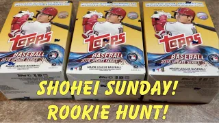 SHOHEI OHTANI ROOKIE CARD SEARCH IN 2018 TOPPS UPDATE BOXES!  (SHOHEI SUNDAY)