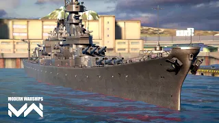 USS MISSOURI battleship Buff armaments. Alpha Test : Modern Warships