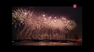 Весь фейерверк и парусник "Алые Паруса 2015" (1080 HD) / Apogee of 'Scarlet Sails' St Petersburg